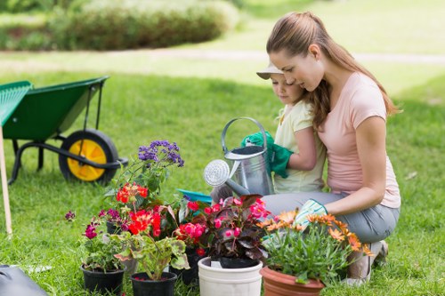 Eco-friendly lawn mowing practices